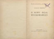 O nowy ideał wychowawczy