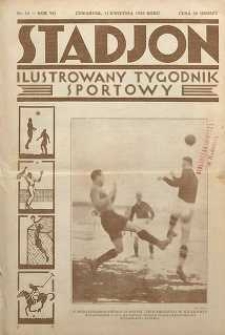 Stadjon : Ilustrowany Tygodnik Sportowy, 1929, R. 7, nr 15