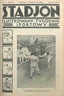 Stadjon : Ilustrowany Tygodnik Sportowy, 1929, R. 7, nr 26