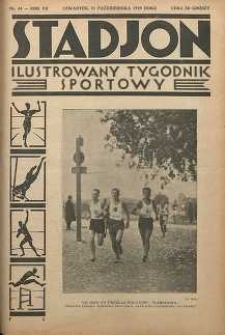Stadjon : Ilustrowany Tygodnik Sportowy, 1929, R. 7, nr 44