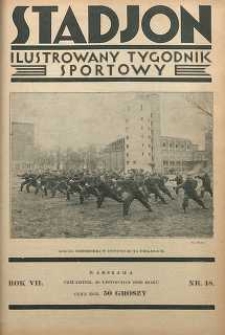 Stadjon : Ilustrowany Tygodnik Sportowy, 1929, R. 7, nr 48