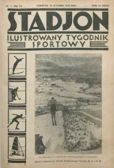 Stadjon : Ilustrowany Tygodnik Sportowy, 1930, R. 8, nr 4
