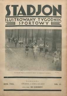 Stadjon : Ilustrowany Tygodnik Sportowy, 1930, R. 8, nr 11