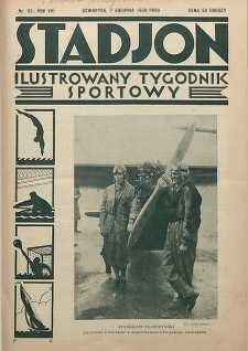 Stadjon : Ilustrowany Tygodnik Sportowy, 1930, R. 8, nr 32