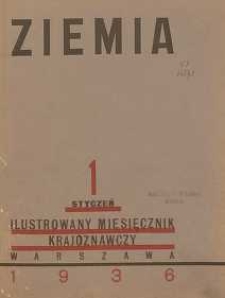 Ziemia, 1936, R. 26, nr 1