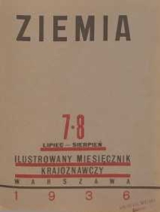 Ziemia, 1936, R. 26, nr 7/8