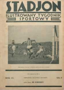 Stadjon : Ilustrowany Tygodnik Sportowy, 1931, R. 9, nr 9