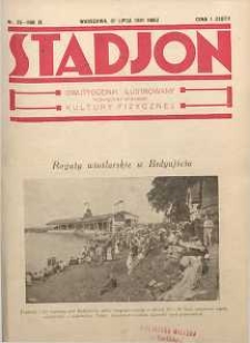 Stadjon : Ilustrowany Tygodnik Sportowy, 1931, R. 9, nr 26