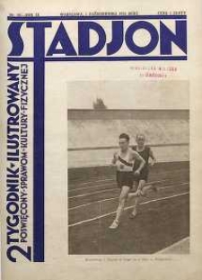 Stadjon : Ilustrowany Tygodnik Sportowy, 1931, R. 9, nr 30
