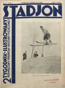 Stadjon : Ilustrowany Tygodnik Sportowy, 1932, R. 10, nr 2