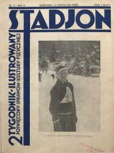 Stadjon : Ilustrowany Tygodnik Sportowy, 1932, R. 10, nr 4