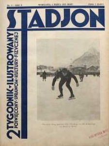 Stadjon : Ilustrowany Tygodnik Sportowy, 1932, R. 10, nr 5