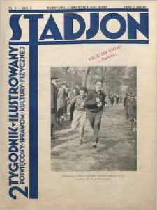 Stadjon : Ilustrowany Tygodnik Sportowy, 1932, R. 10, nr 7