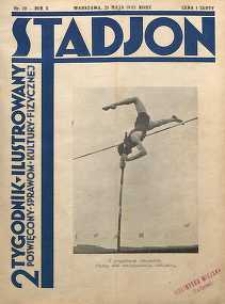Stadjon : Ilustrowany Tygodnik Sportowy, 1932, R. 10, nr 10