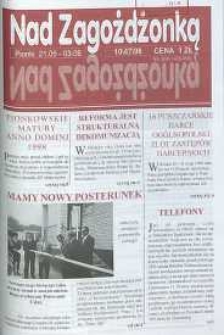 Nad Zagożdżonką, 1998, nr 10