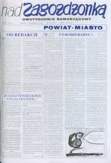 Nad Zagożdżonką, 1999, nr 11