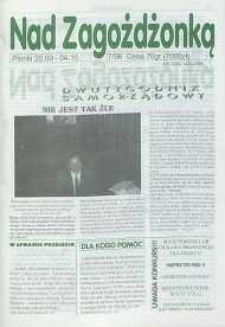 Nad Zagożdżonką, 1996, nr 7
