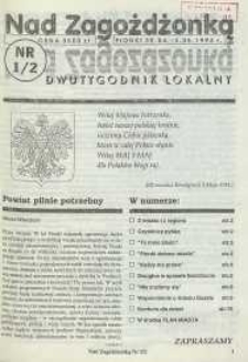 Nad Zagożdżonką, 1993, nr 1/2