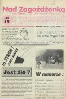 Nad Zagożdżonką, 1993, nr 15