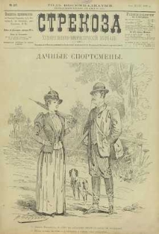 Strekoza : hudožestvenno – ûmorističeskij žurnal’, 1893, nr 27