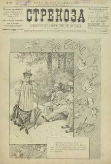 Strekoza : hudožestvenno – ûmorističeskij žurnal’, 1893, nr 28