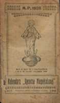Rycerz Niepokalanej, 1928, R. 7, dod. Kalendarz Rycerza Niepokalanej