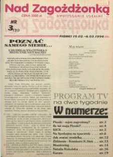Nad Zagożdżonką, 1994, nr 3