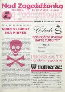Nad Zagożdżonką, 1994, nr 4