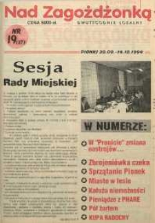 Nad Zagożdżonką, 1994, nr 19