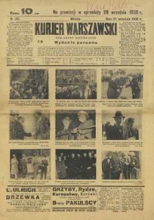 Kurjer Warszawski, 1938, R. 118, nr 265