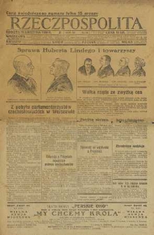 Rzeczpospolita, 1926, R. 7, nr 98