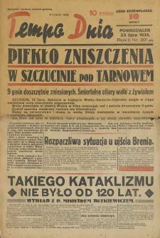 Tempo Dnia, 1934, R. 2, nr 201
