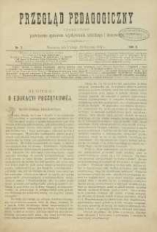 Przegląd Pedagogiczny, 1887, R. 6, nr 3