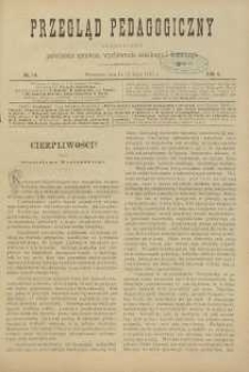 Przegląd Pedagogiczny, 1887, R. 6, nr14