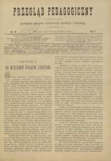 Przegląd Pedagogiczny, 1887, R. 6, nr15