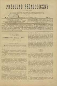 Przegląd Pedagogiczny, 1889, R. 8, nr 8