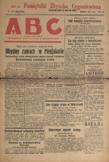 ABC : pismo codzienne : informuje wszystkich o wszystkiem, 1928, R. 3, nr 105
