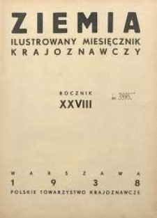 Ziemia,1938, R. 28, Treść Ziemi w roku 1938