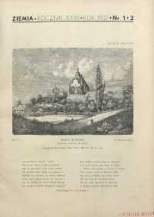Ziemia, 1937, R. 27, nr 1/2