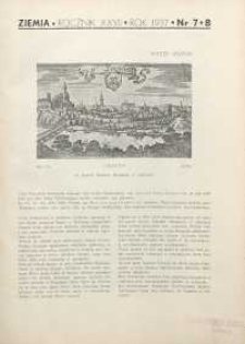 Ziemia, 1937, R. 27, nr 7/8