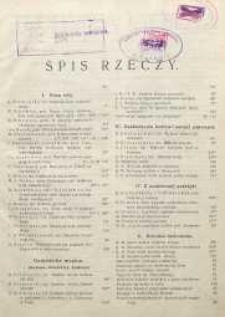 Technika cieplna, 1928, R. 6, Spis rzeczy