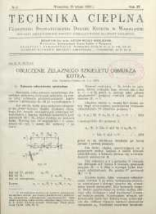 Technika cieplna, 1933, R. 11, nr 2