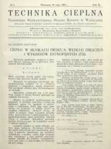 Technika cieplna, 1933, R. 11, nr 5