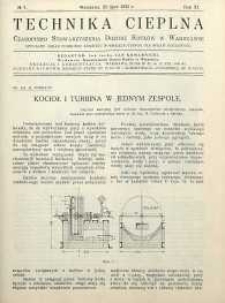 Technika cieplna, 1933, R. 11, nr 7