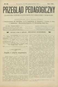 Przegląd Pedagogiczny, 1900, R. 19, nr 20