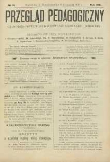 Przegląd Pedagogiczny, 1900, R. 19, nr 21