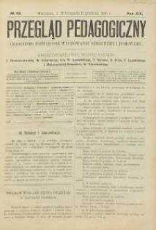 Przegląd Pedagogiczny, 1900, R. 19, nr 23