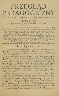Przegląd Pedagogiczny, 1935, R. 54, nr 2