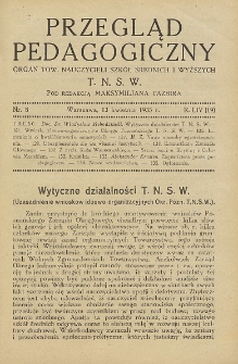 Przegląd Pedagogiczny, 1935, R. 54, nr 8