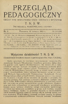 Przegląd Pedagogiczny, 1935, R. 54, nr 8